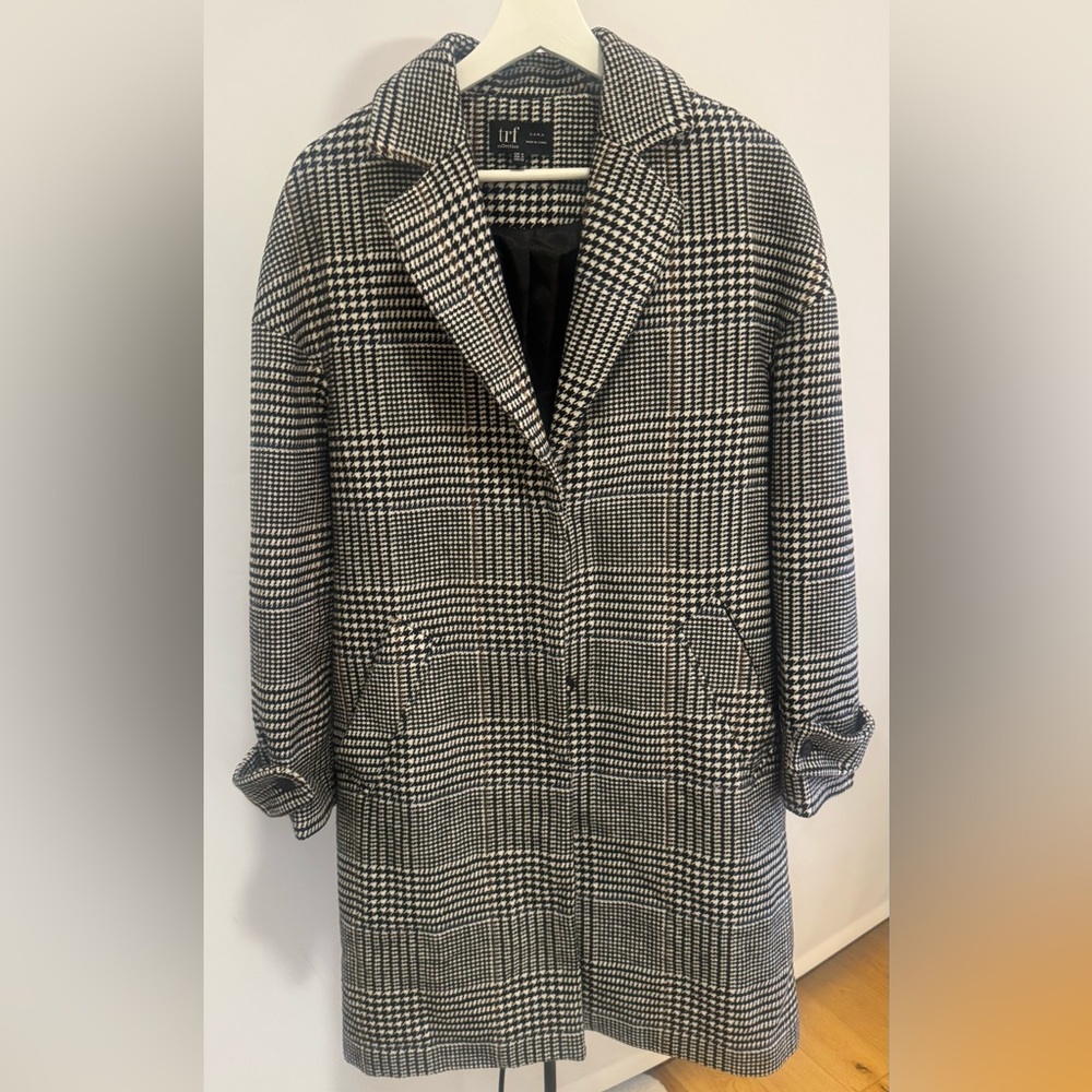 Classic Black and White Women's Coat